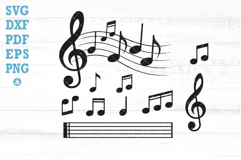 Music Notes Svg Melody Svg Musical Notes (by EasyConceptSvg)