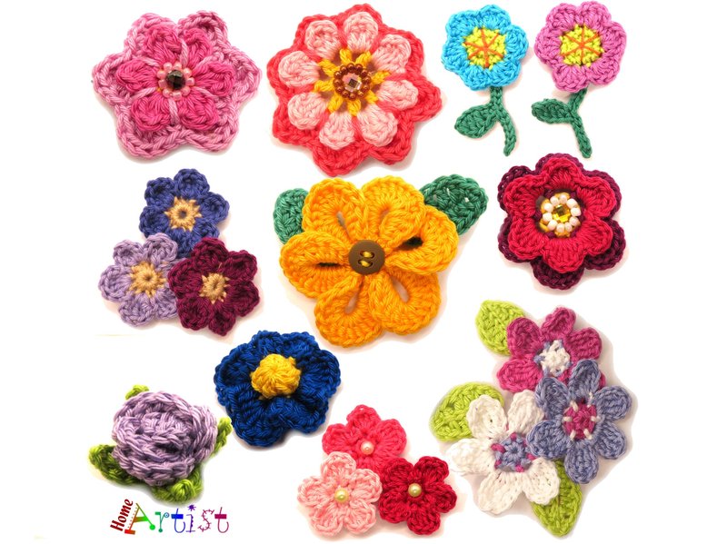My Favorite Flowers Collection 1 Crochet (by Homeartist)