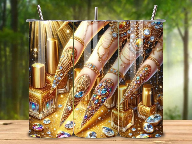 Nail Art Technician Beauty Tumbler V.4 (by Lily Prints)