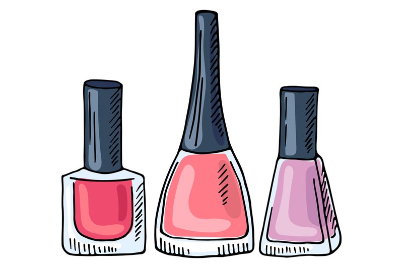 Nail Polish Bottles Fashion Illustration (by onyxproj)