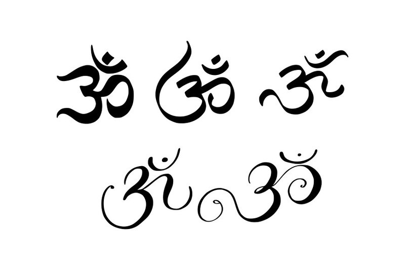 Om Tattoo Designs| Yoga Vectors | India (by An Inkling of Curry)