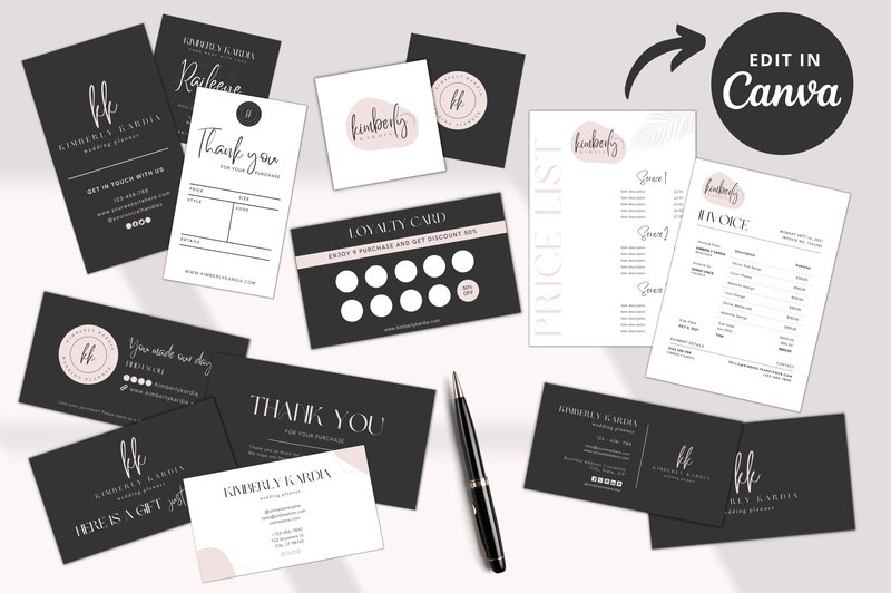 Online Business Branding Kit for Canva (by StudioEburnean)