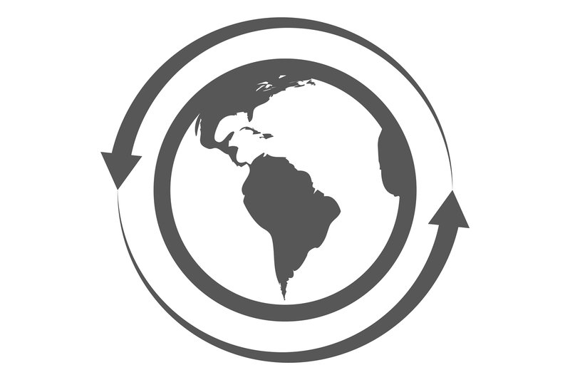 Orbiting Icon. Circular Motion Around Wo (by yummybuum)