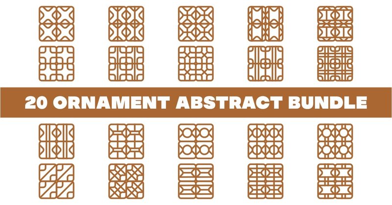 Ornament Abstract Bundle 1 (by ParsleyCandrakala)
