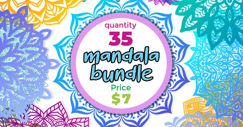 Ornament Colorful Mandala Bundle (by tanvir enayet)