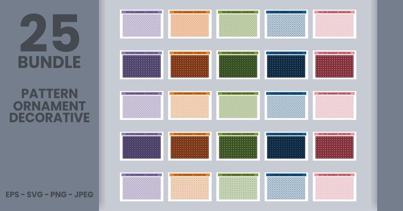 Pattern Ornament Decorative Bundle 1 (by Mansuart62)