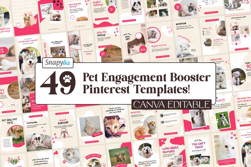 Pet Engagement Booster Pinterest Temp (by SnapyBiz)