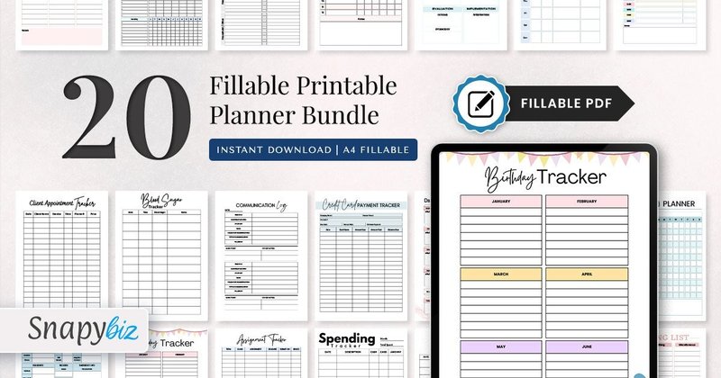 Planner Bundle | Ultimate Planner (by SnapyBiz)