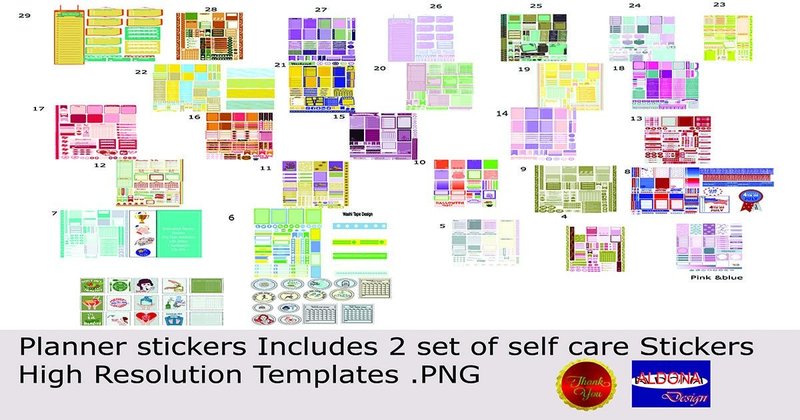 Planner Sticker Bundle (by arts4busykids)
