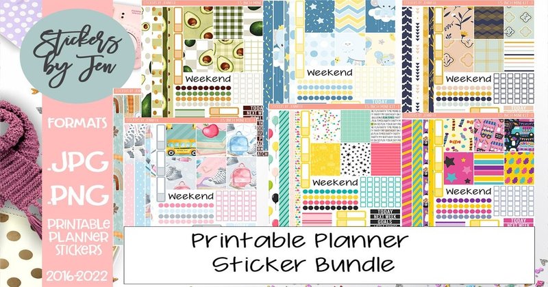 Planner Sticker Bundle (by Stickers By Jennifer)