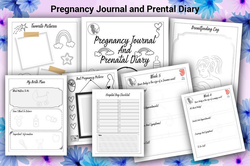 Pregnancy Journal and Prenatal Diary (by Blessing's Of Almighty)