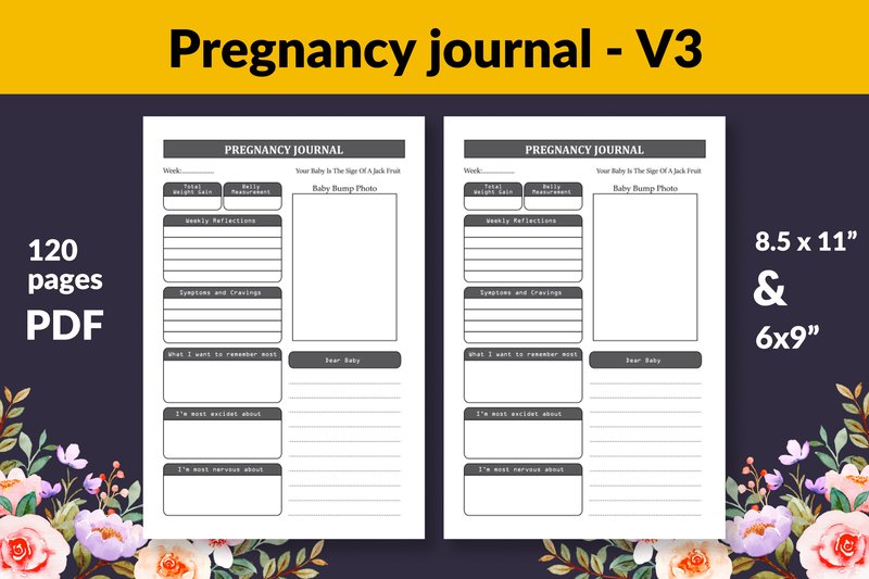 Pregnancy Journal - (KDP Interior) (by King_publisher)