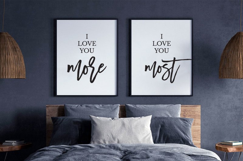 Printable, Bedroom Decor Couple, TOS_103 (by TwentyOneStudios)