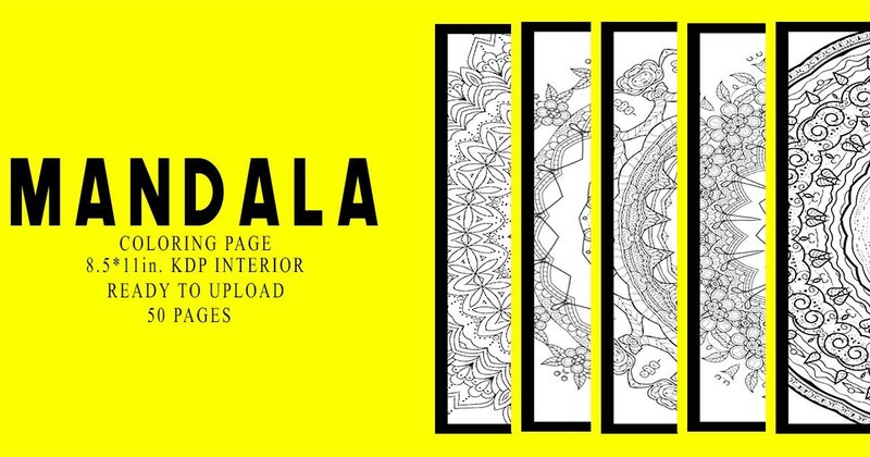 Printable Mandala Coloring Page Bundle (by N-paTTerN)