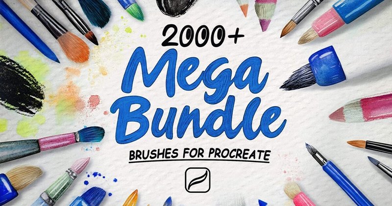 Procreate Brushes Mega Bundle (by EasyProcreate)