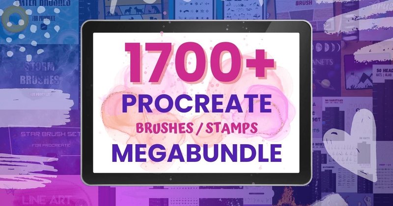 Procreate Brushes & Stamps Bundle (by SvgOcean)