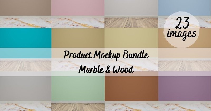 Product Mockup Backgrounds Marble & Wood Bundle (by sandrofanton)