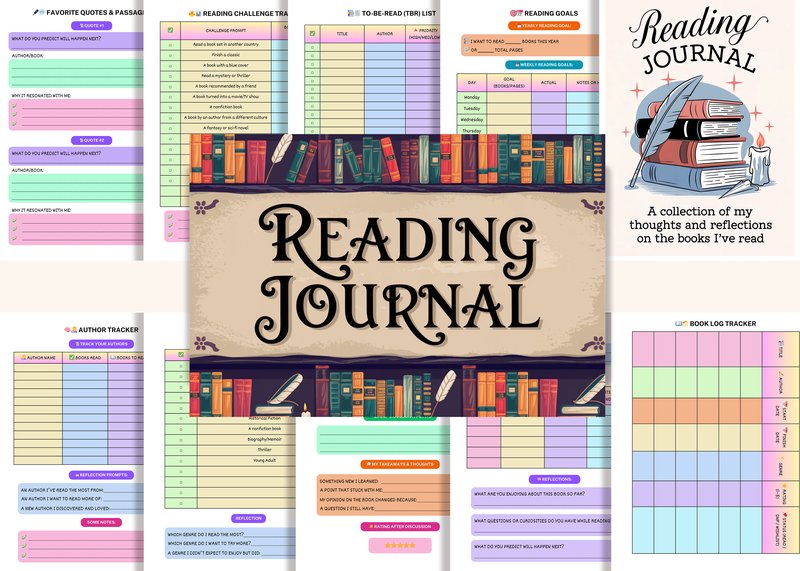 Reading Journal - KDP Interiors (by KDP Studio)
