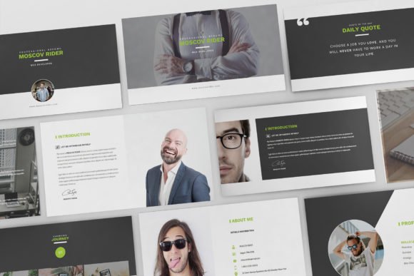 Resume CV Google Slide Template
