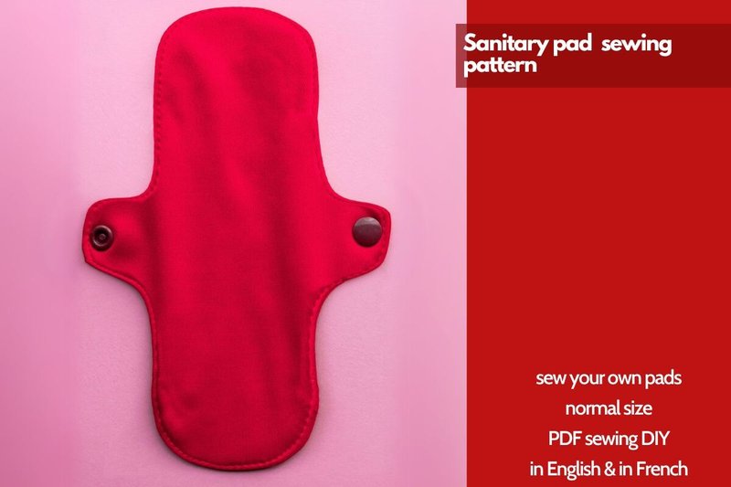Sanitary Pad (normal Model) Sewing (by Petit Citron)