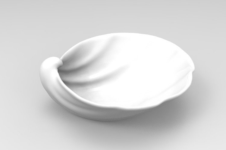 Scallop Succulent 3D Printing Planter (by KseniyaOmega)