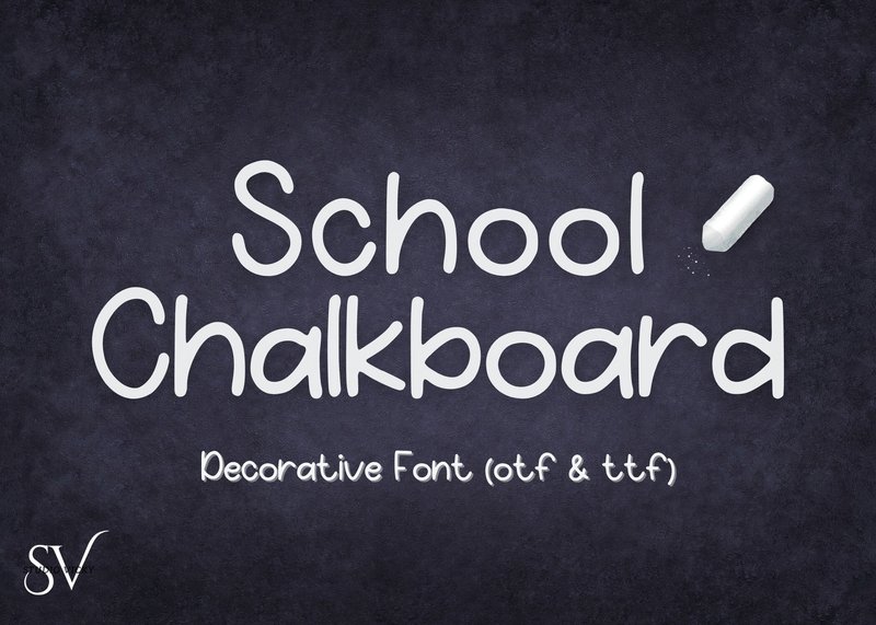 School Chalkboard (by Victoria Gates)