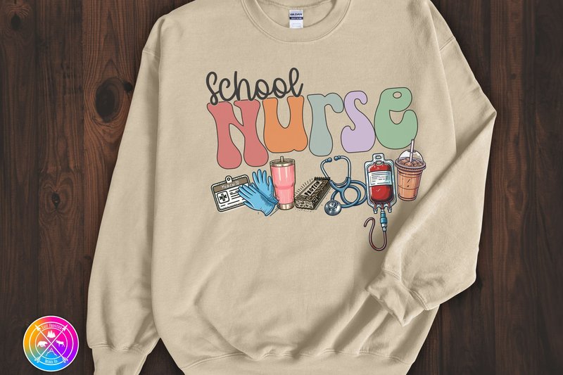 School Nurse Digital Download Graphic (by HappyAshDesigns)