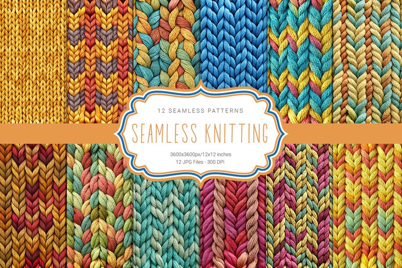 Seamless Knitting Patterns (by curvedesign)