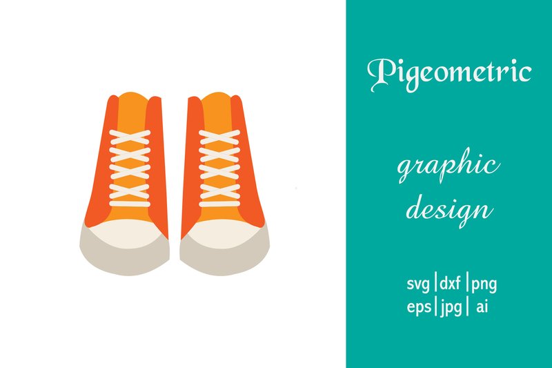 Shoes Fashion Illustration Vector (by PiGeometric)