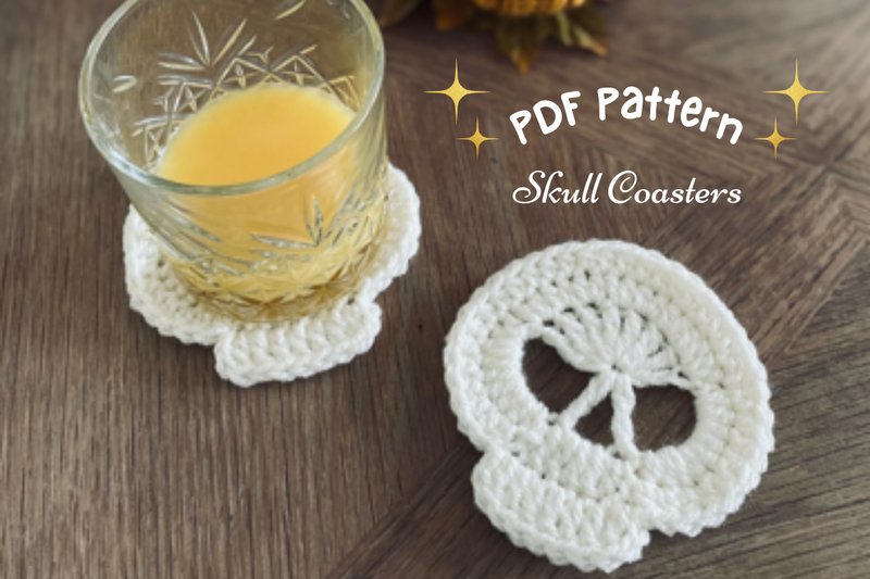 Skull Coaster Crochet Pattern (by Mumsy Makes Crochet)