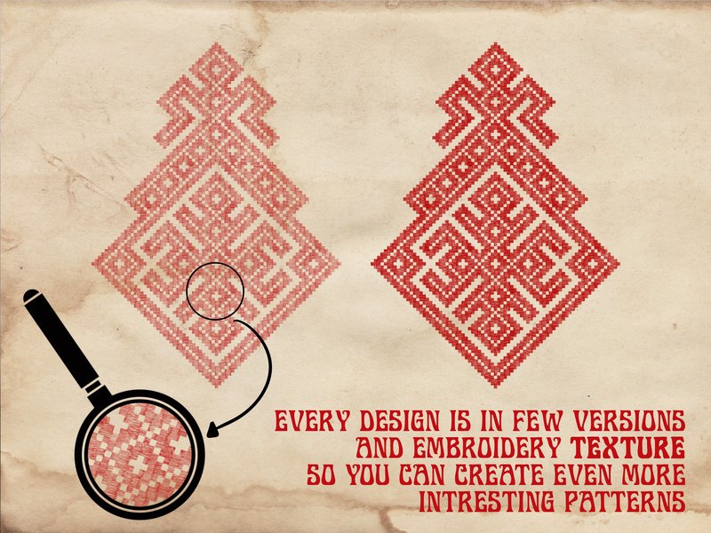 Slavic Embroidery Designs Free (by Dziki Kraj)