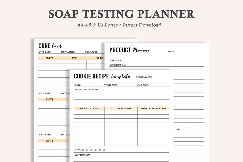 Soap Maker Test Sheet (by watercolortheme)