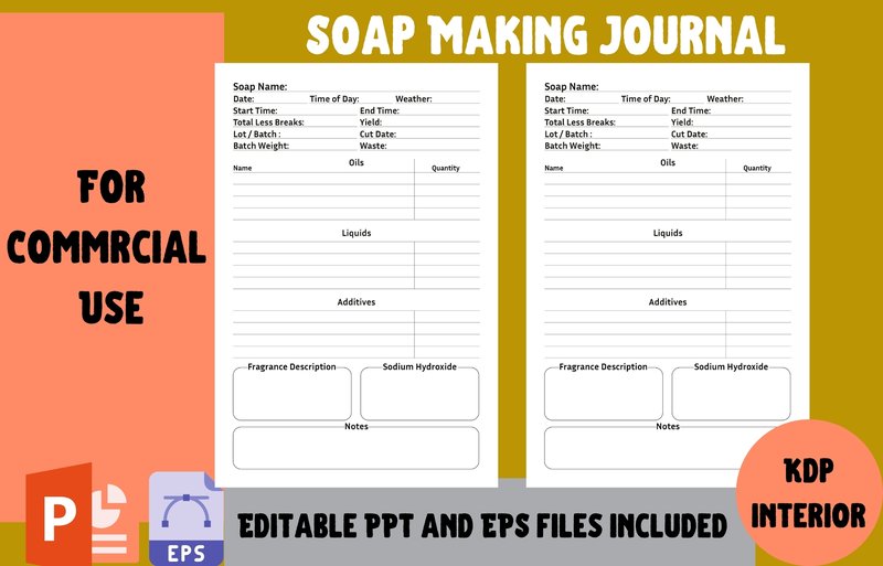 Soap Making Journal | KDP Interior (by Cool Worker)