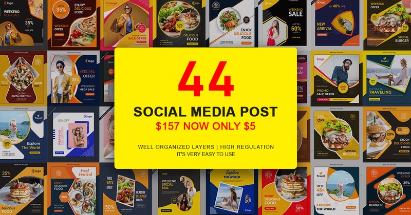 Social Media Post Bundle (by Waliullah Solutions)