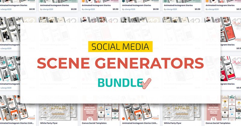 Social Media Scene Generators Bundle (by LUMIVO)