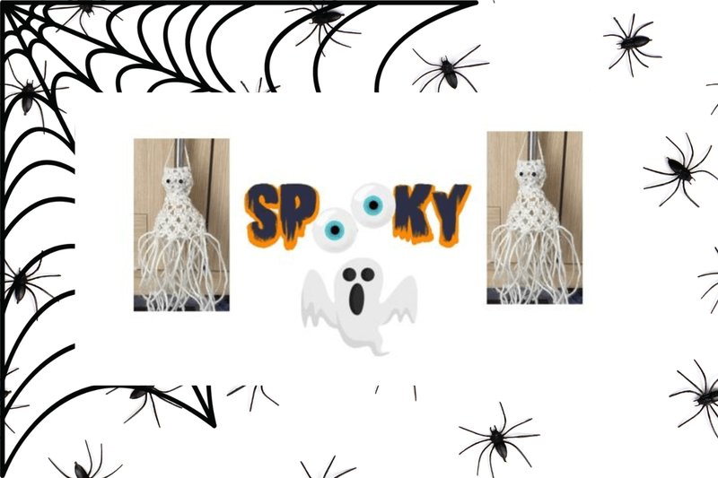 Spooky Ghost Macrame Tree Decor PDF (by nadia12)