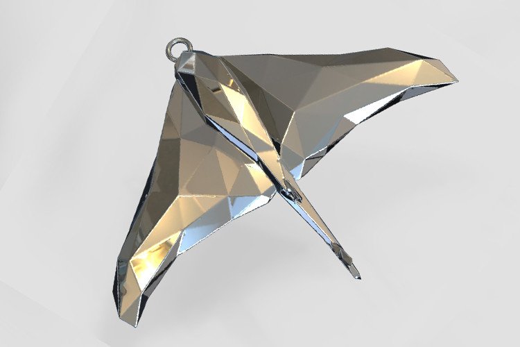 Stingray Pendant 3D Printing Model (by KseniyaOmega)