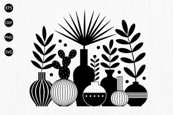 Succulent SVG, Mandala Svg, Floral Svg (by BlackCatMedia)