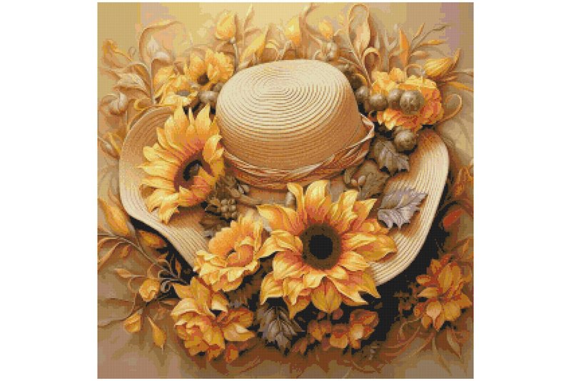 SunFlowers Counted Cross Stitch Patterns (by crossstitchpatterns)