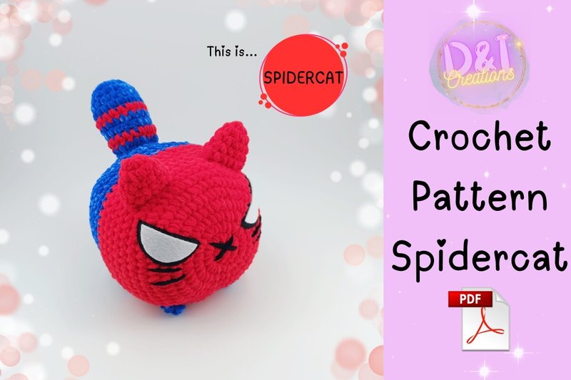 Super-hero Cat Crochet Pattern Amigurumi (by diamigurumicreations)
