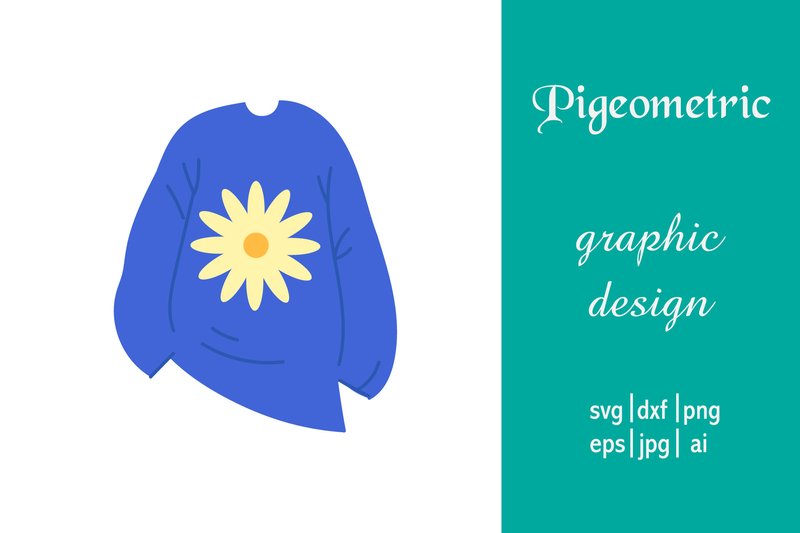 T-shirt  Fashion Illustration Vector (by PiGeometric)