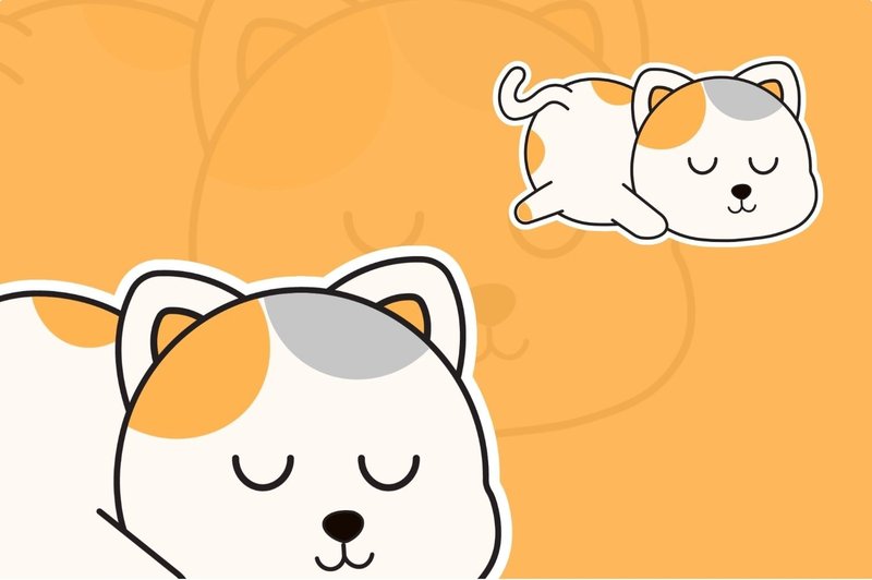 Teaching Materials Cute Cat Animals U (by studiogenic7)