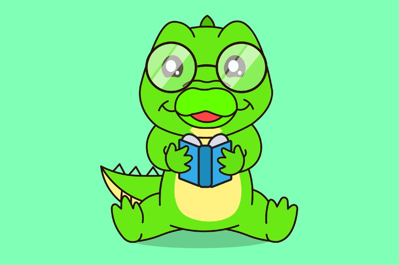 Teaching Materials - Cute Crocodille T (by Heraz Studio)