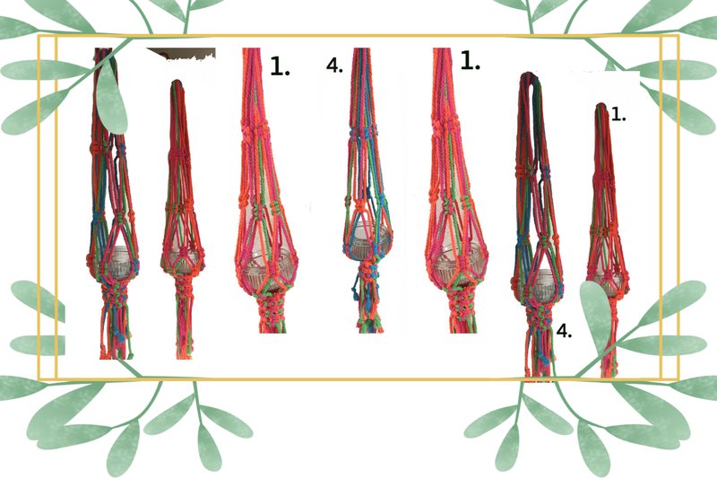 Tealight Floral Macrame Holders Pattern (by nadia12)