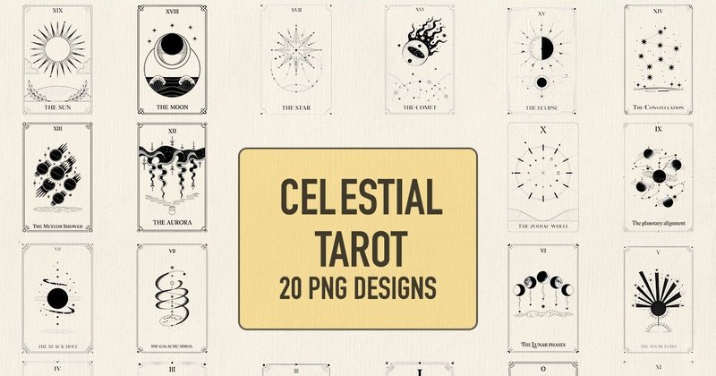 The Celestial Tarot Bundle (by Mewtiverse Lab)