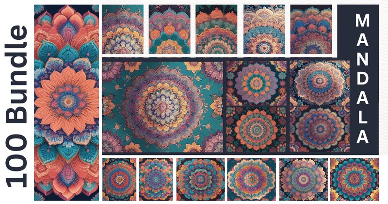 The Mega Mandala Texture (by Ambara_studio)