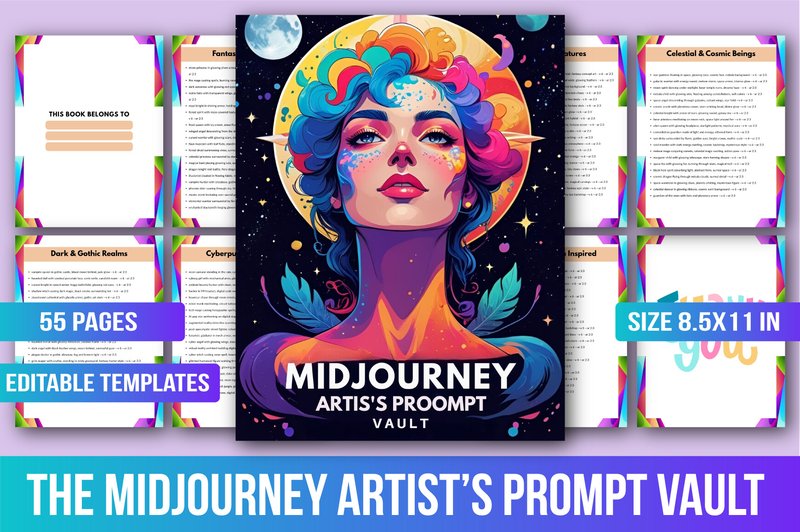 The Midjourney Artist’s Prompt Vault (by KDPMart)