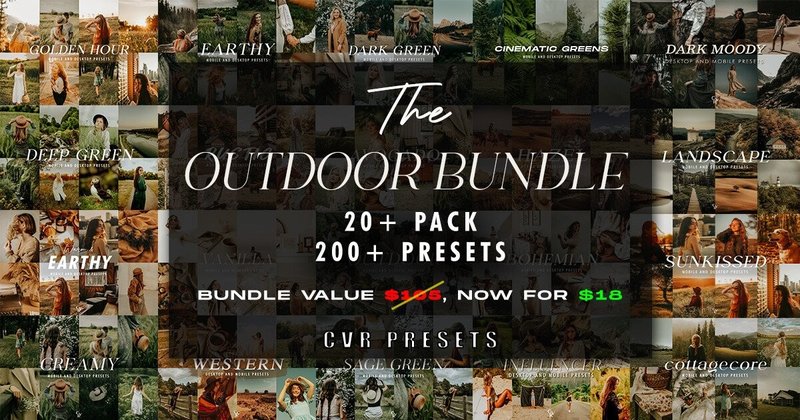 The Outdoor Lightroom Presets Bundle (by CVRPresets)