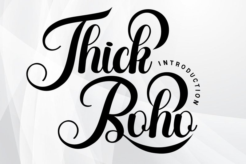 Thick Boho (by Plafont store)