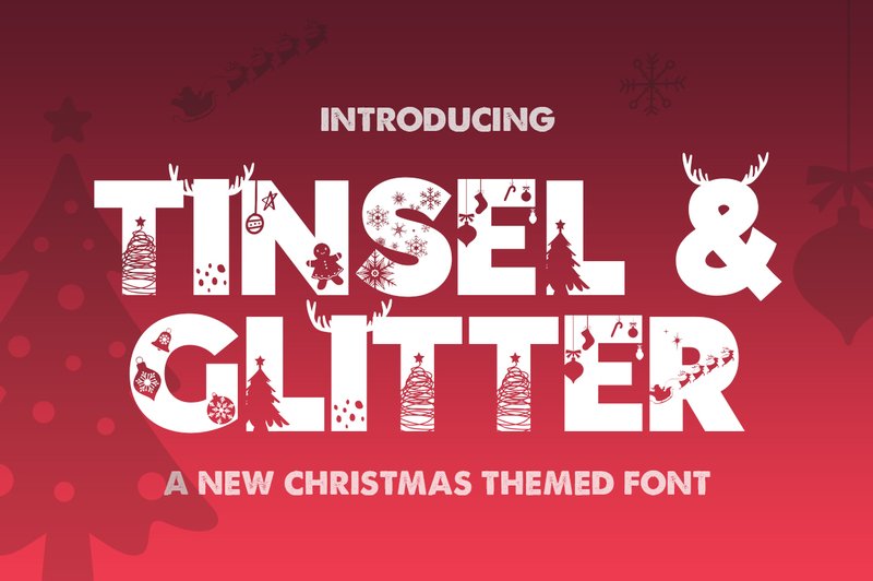 Tinsel & Glitter (by Salt and Pepper Fonts)